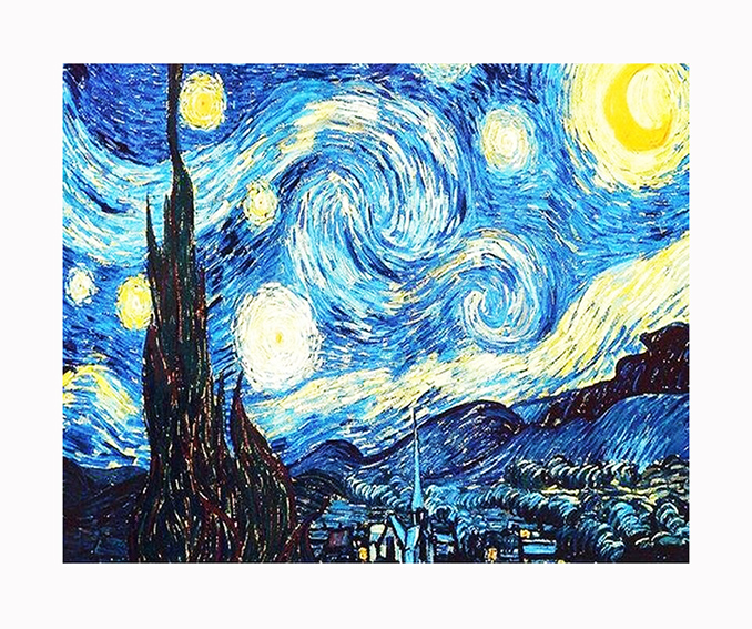 Diamond Painting – (30×40 cm) – Noche Estrellada – Vincent Van Gogh –  Genial Painting Chile